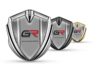 Toyota Voiture Badges Pro Design Acier Inox Montage